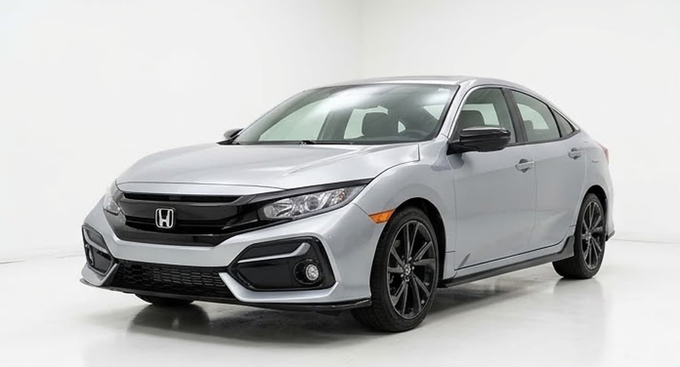 2019 Honda Civic Sport — front three-quarter view