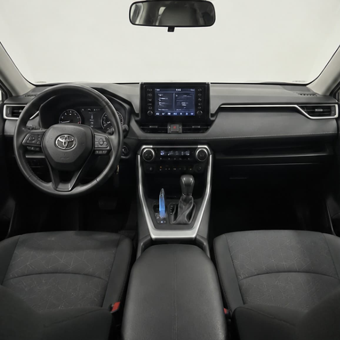 2020 Toyota RAV4 XLE AWD — interior and dashboard